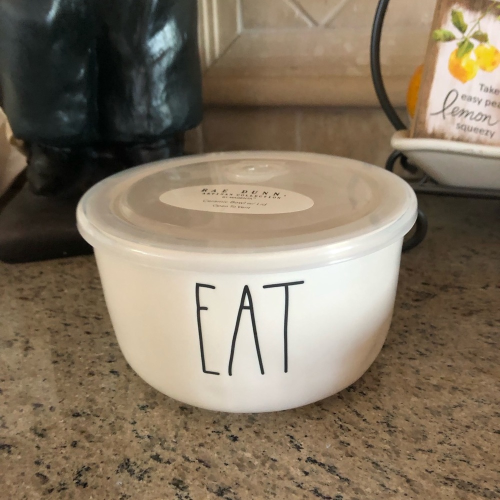 Rae Dunn Ceramic Bowl W/Lid